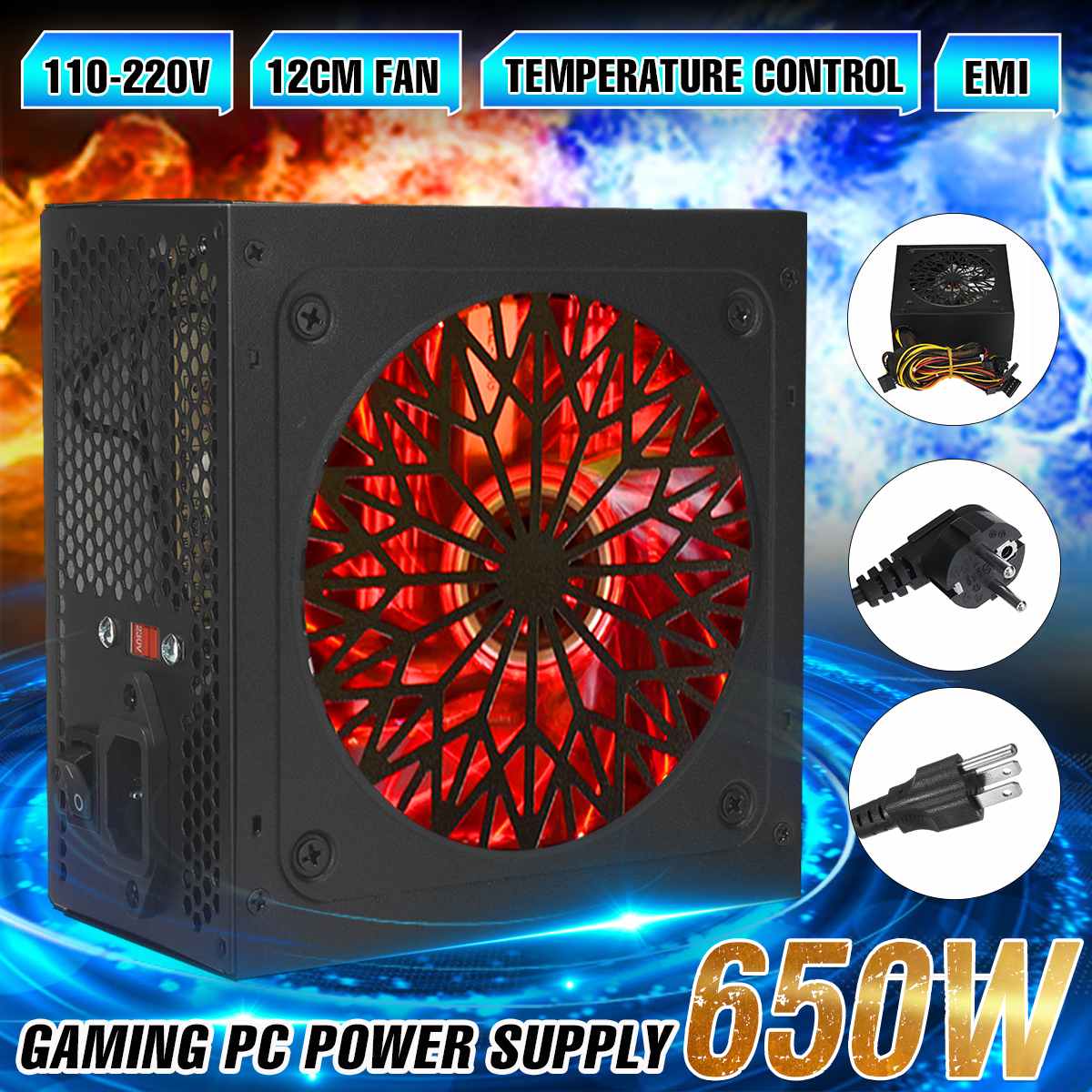 650W PC   ġ  PFC ڵ  ATX 20 + 4pin..